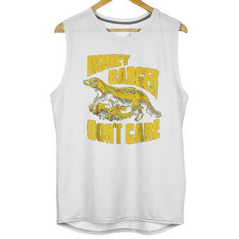 Ripple Junction Honey Badger Dont Care Illustration Unisex Tank Top | Favorety UK