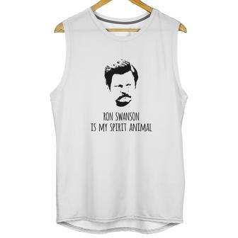 Ron Swanson Is My Spirit Animal Unisex Tank Top | Favorety CA