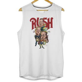 Rush Band Caricature Clockwork Angels Version Unisex Tank Top | Favorety