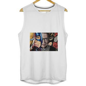 Ruth Bader Ginsburg And Avengers Not All Heroes Wear Capes Shirt Unisex Tank Top | Favorety CA