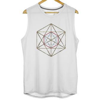 Sacred Geometry Merkabah Cube Of Archangel Metatron Unisex Tank Top | Favorety AU