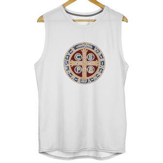 The Saint Benedict Medal Catholic Unisex Tank Top | Favorety AU