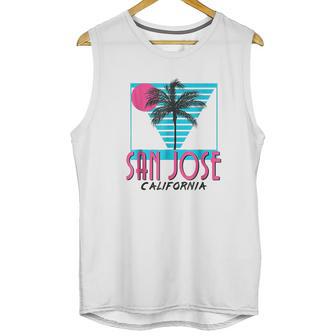 San Jose California Retro Ca Cool Unisex Tank Top | Favorety UK