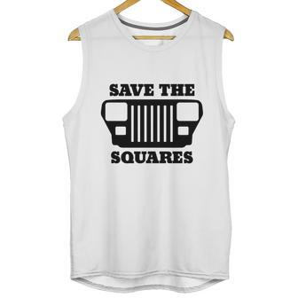 Save The Squares Jeep Unisex Tank Top | Favorety UK