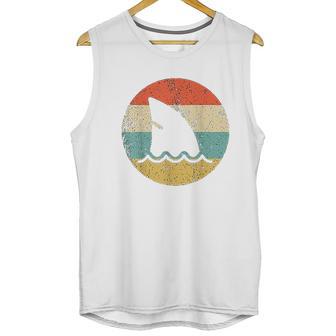 Shark Fin Retro Style Shark Unisex Tank Top | Favorety UK