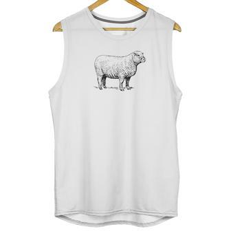 Sheep Simple Logo Unisex Tank Top | Favorety AU