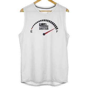 Shitters Full Rv Fuel Gauge Hilarious Vacation Unisex Tank Top | Favorety UK