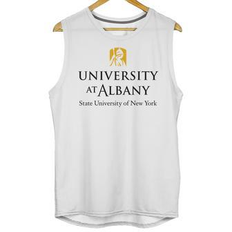 Simple Logo State University Of New York Albany Unisex Tank Top | Favorety