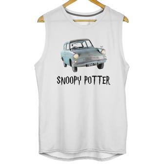 Snoopy Driving Harry Potter T-Shirt Unisex Tank Top | Favorety UK