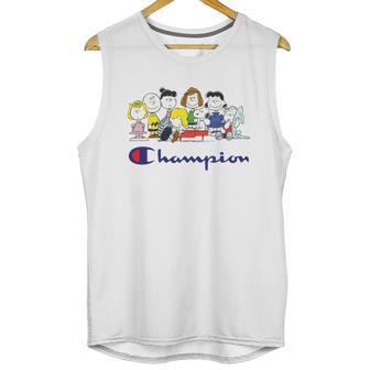 Snoopy And Friends Champion Peanuts Unisex Tank Top | Favorety AU