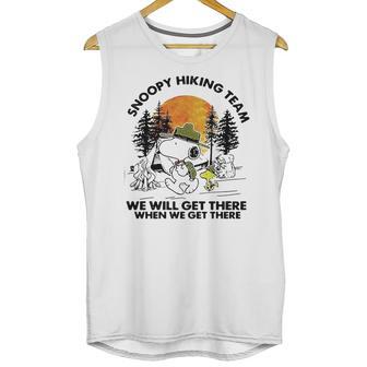 Snoopy Hiking Team We Will Get There When We Get There T-Shirt Unisex Tank Top | Favorety AU