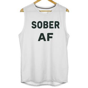 Sober Af Ladies Sobriety Unisex Tank Top | Favorety CA