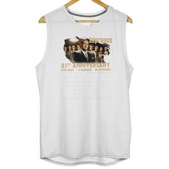 Sopranos 21St Anniversary 1999 2020 6 Seasons 86 Episodes Signatures Shirth Unisex Tank Top | Favorety AU