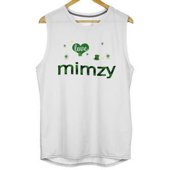 St Patricks Day Cute Shamrock I Love Being Mimzy Heart Family Gifts Unisex Tank Top | Favorety DE