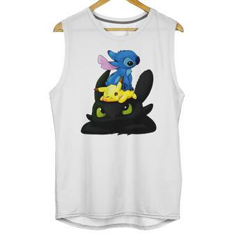 Stitch Pokemon Grinch Unisex Tank Top | Favorety AU