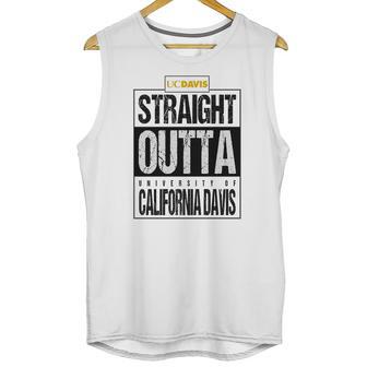 Straight Outta University Of California Davis Funny Gift Unisex Tank Top | Favorety UK