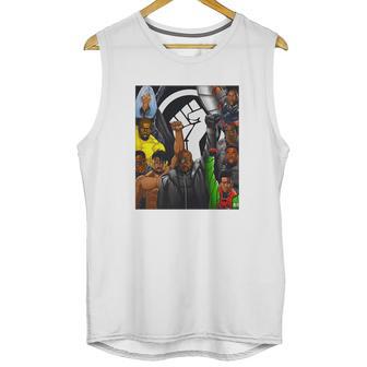 Superheroes No Justice No Peace Black Lives Matter Shirt Unisex Tank Top | Favorety UK