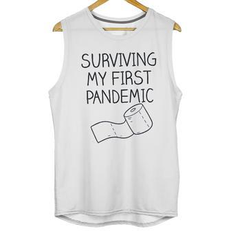 Surving My First Social Distancing Unisex Tank Top | Favorety