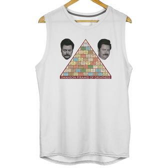 Swanson Pyramid Of Greatness Unisex Tank Top | Favorety CA