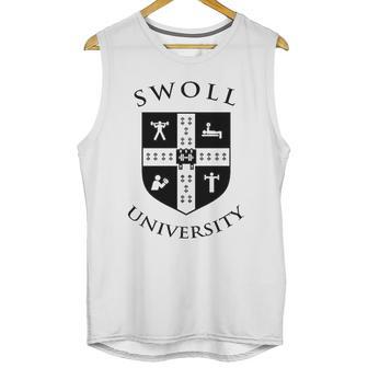 Swoll University Funny Gym Bodybuilding Unisex Tank Top | Favorety