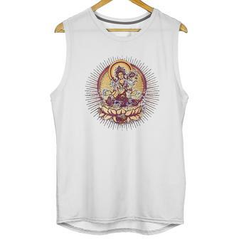 Tara Tibet Buddhismus Lotus Unisex Tank Top | Favorety