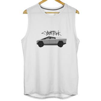 Tesla Cyber Truck Bulletproof Unisex Tank Top | Favorety