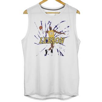 Tie Dye Purple Los Angeles Lebron Air Pic Unisex Tank Top | Favorety DE