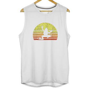 Tree Frog Design Save The Rainforest Retro Sun Vintage Unisex Tank Top | Favorety AU