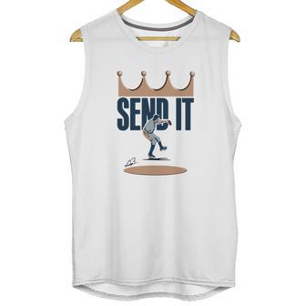 Trevor Bauer Send It Unisex Tank Top | Favorety AU