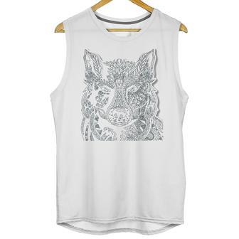 Tribal Wolf Design Unisex Tank Top | Favorety AU