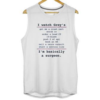 Ugp Campus Apparel Basically A Surgeon Unisex Tank Top | Favorety UK