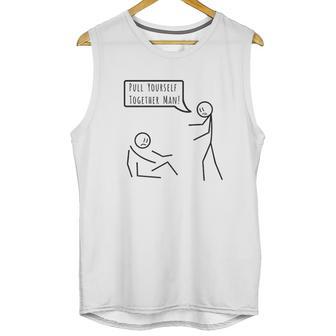 Ugp Campus Apparel Pull Yourself Together Unisex Tank Top | Favorety UK