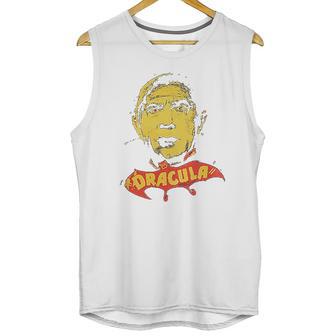 Universal Monsters Dracula Bela Lugosi Yellow Face Unisex Tank Top | Favorety