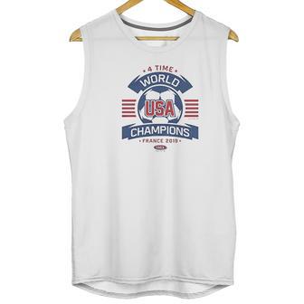 Us Soccer Fans 4 Time World Champs Soft Style Unisex Tank Top | Favorety CA