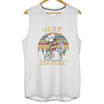 Vert Der Ferk Chef Funny Vintage Gift Unisex Tank Top | Favorety UK