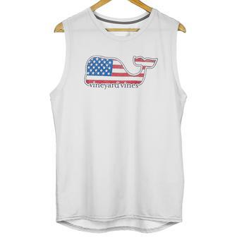 Vineyard Vines Americana Whale Unisex Tank Top | Favorety AU