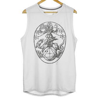 Vintage Alchemy Symbol Rebis Unisex Tank Top | Favorety AU