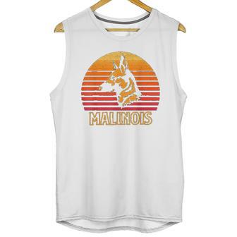 Vintage Belgian Malinois Dog Retro Malinois Gift Birthday Unisex Tank Top | Favorety UK