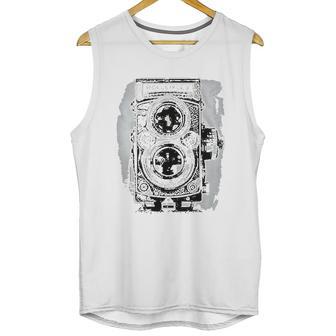 Vintage Camera Photography Mechanical Film Darkroom Unisex Tank Top | Favorety