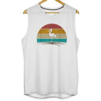 Vintage Heron Bird Unisex Tank Top | Favorety