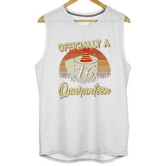 Vintage Officially A 16 Birthday Social Distancing Unisex Tank Top | Favorety