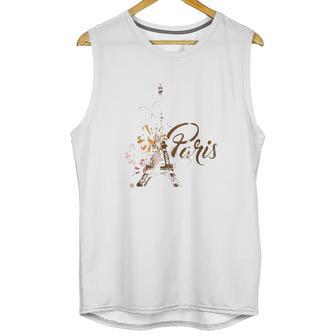 Vintage Paris I Love Travel Wanderlust Eiffel Tower Unisex Tank Top | Favorety DE