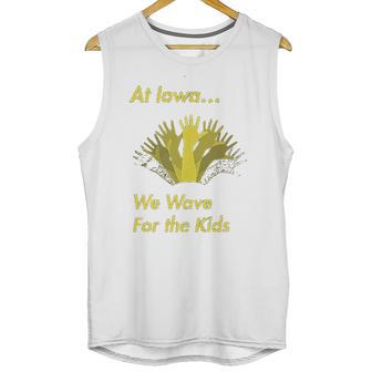 Wave Hawkeyes Waving Iowans Kids Childrens Hospital Unisex Tank Top | Favorety CA