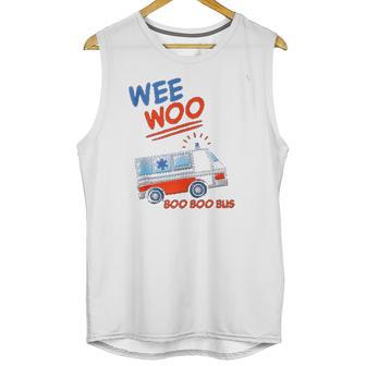 Wee Woo Boo Boo Bus Ambulance Funny Unisex Tank Top | Favorety