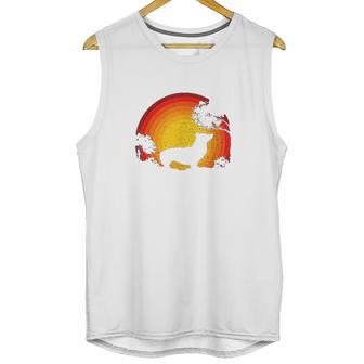 Welsh Corgi Vintage Sunset Unisex Tank Top | Favorety DE