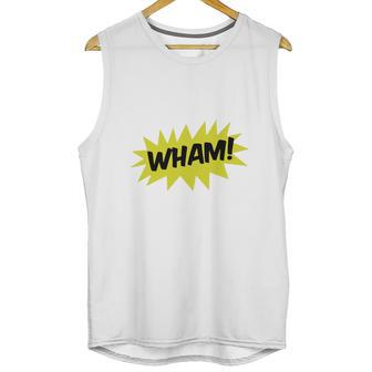 Wham With Starburst Comic Hero Baseball Cap Unisex Tank Top | Favorety UK