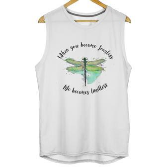 When You Become Fearless Life Becomes Limitless Unisex Tank Top | Favorety DE