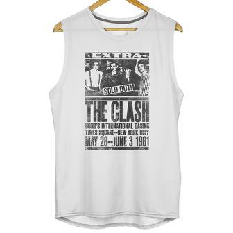 White The Clash Bonds 1981 Official Unisex Tank Top | Favorety