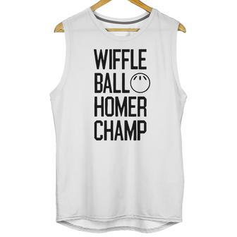 Wiffle Ball Homer Champ Unisex Tank Top | Favorety