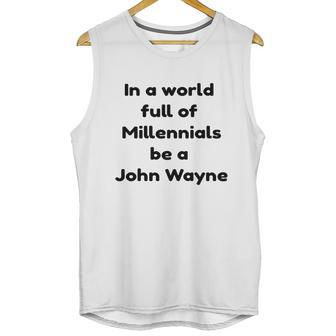 In A World John Wayne Unisex Tank Top | Favorety UK